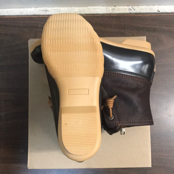 Sperry Saltwater Boot Tan/Dark Brown - Picture 4 of 4